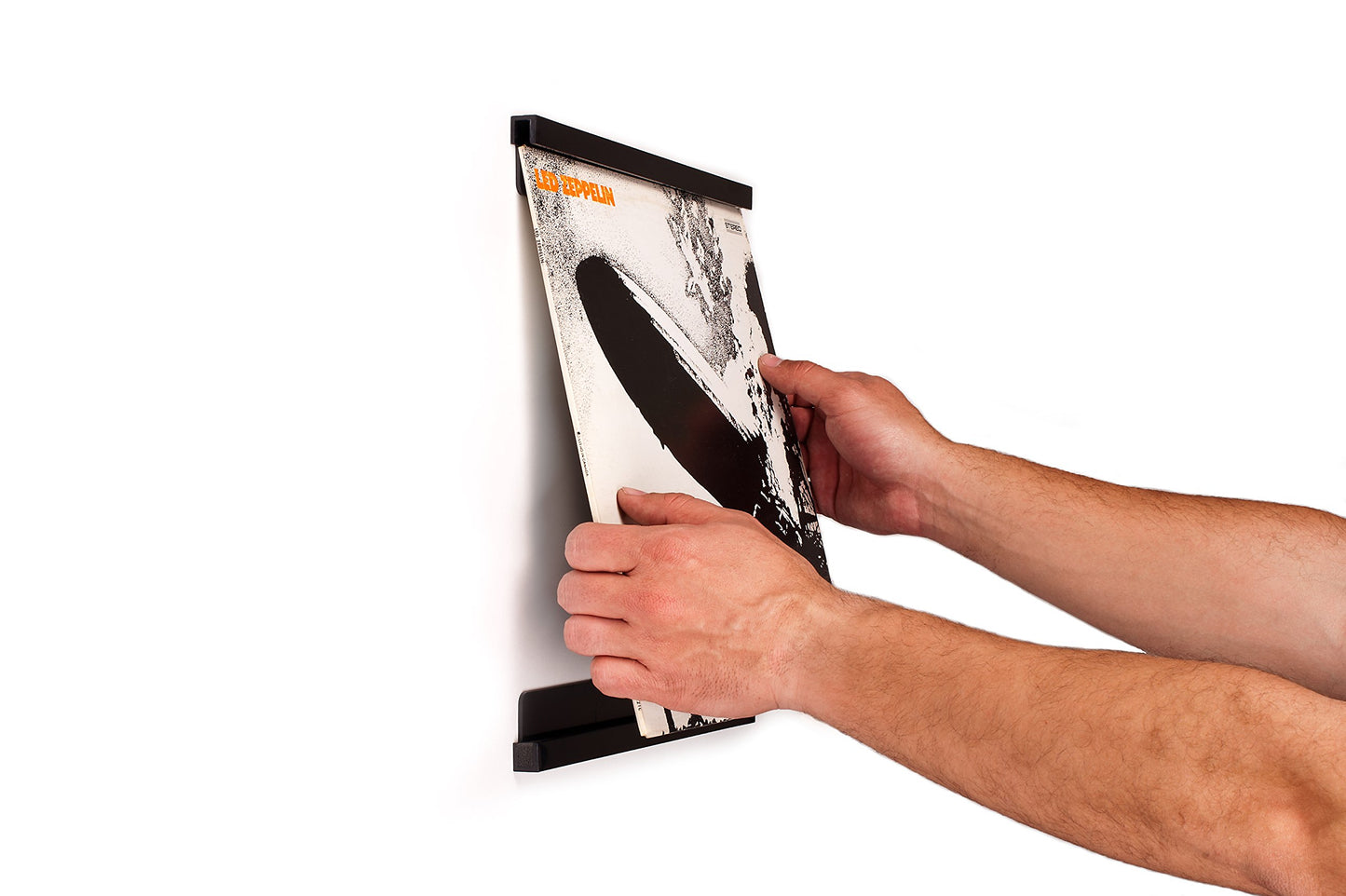 Records On Walls: Vinyl Record Frame - Black