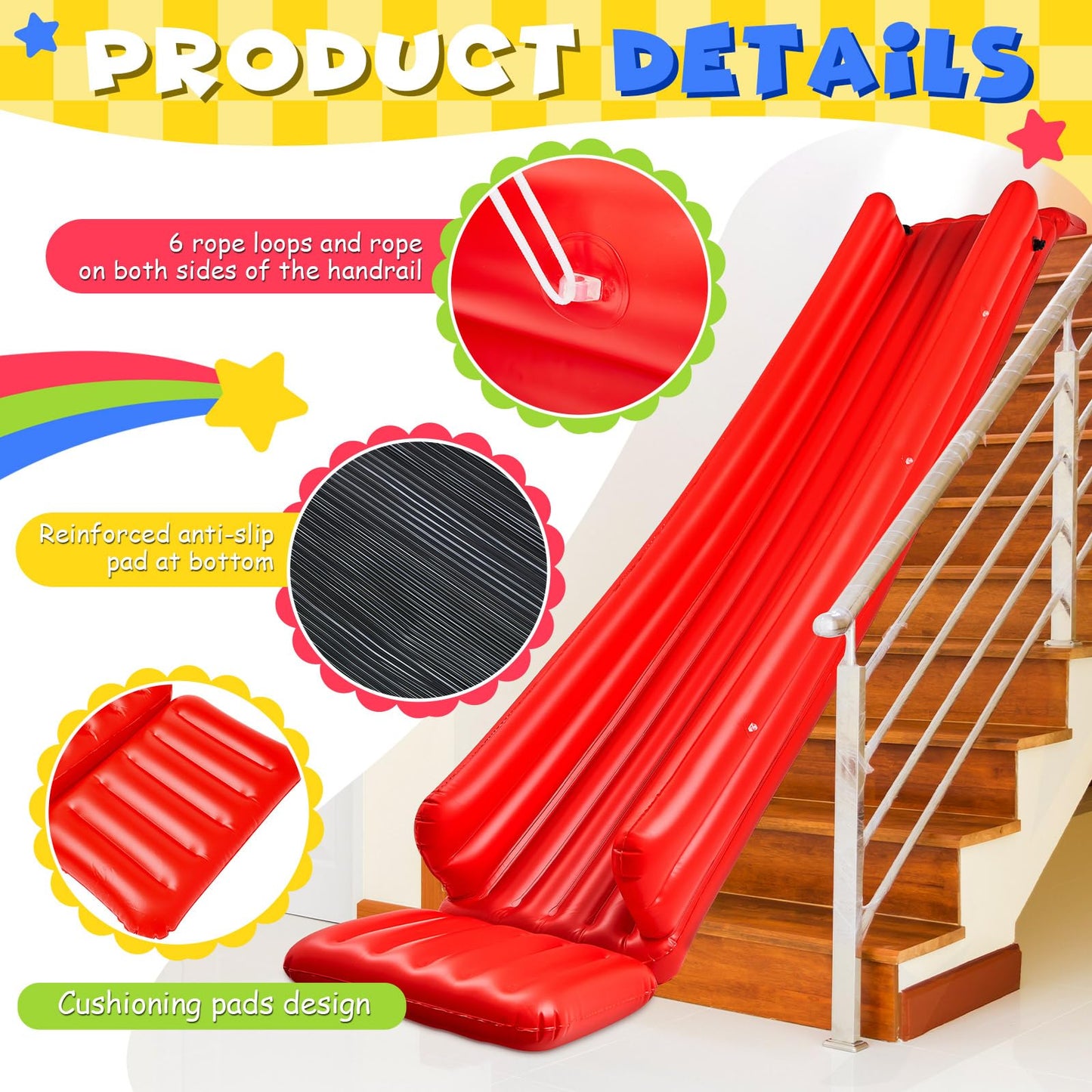 Indoor Inflatable Slides on Stairs