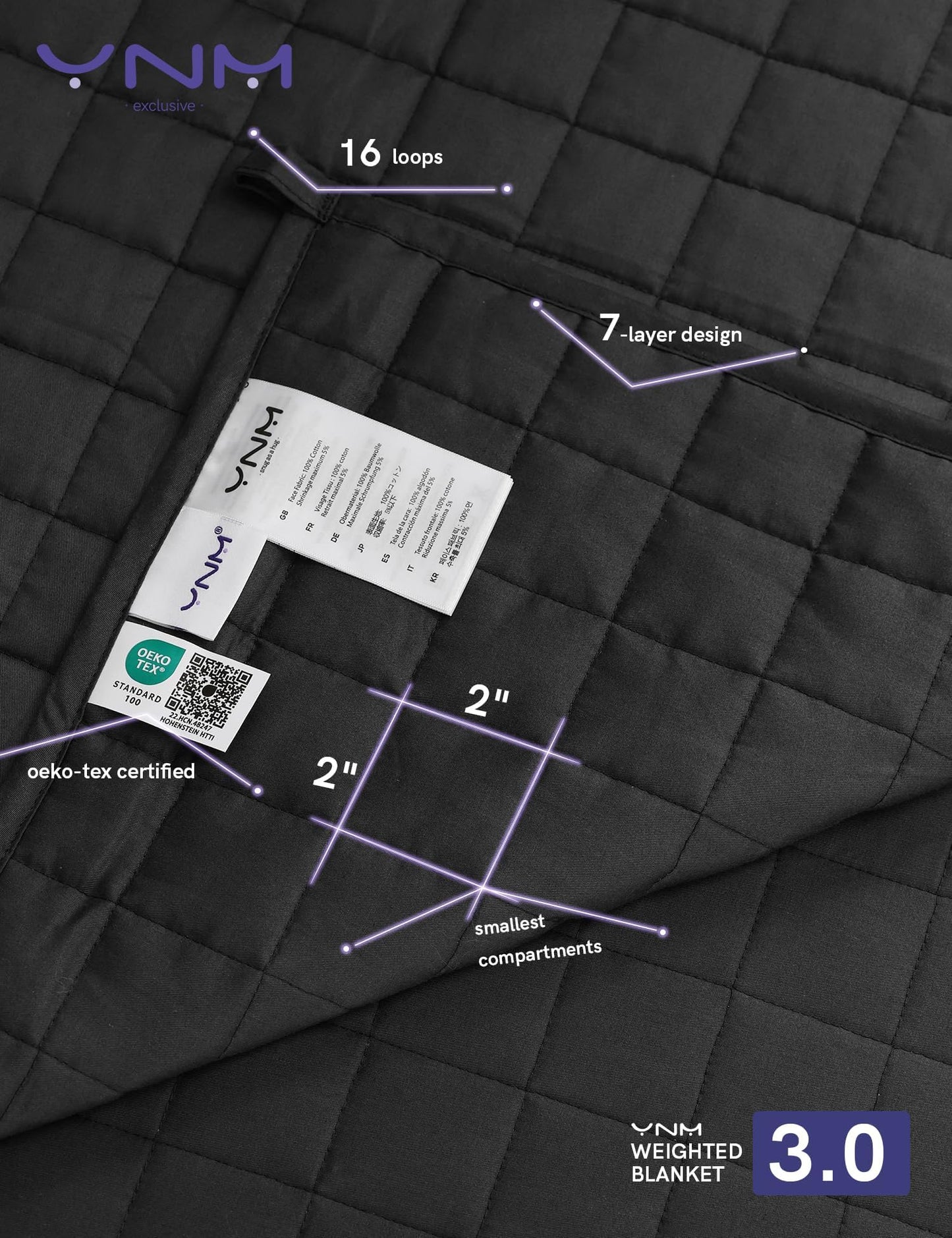 Weighted Blanket with Glass Beads