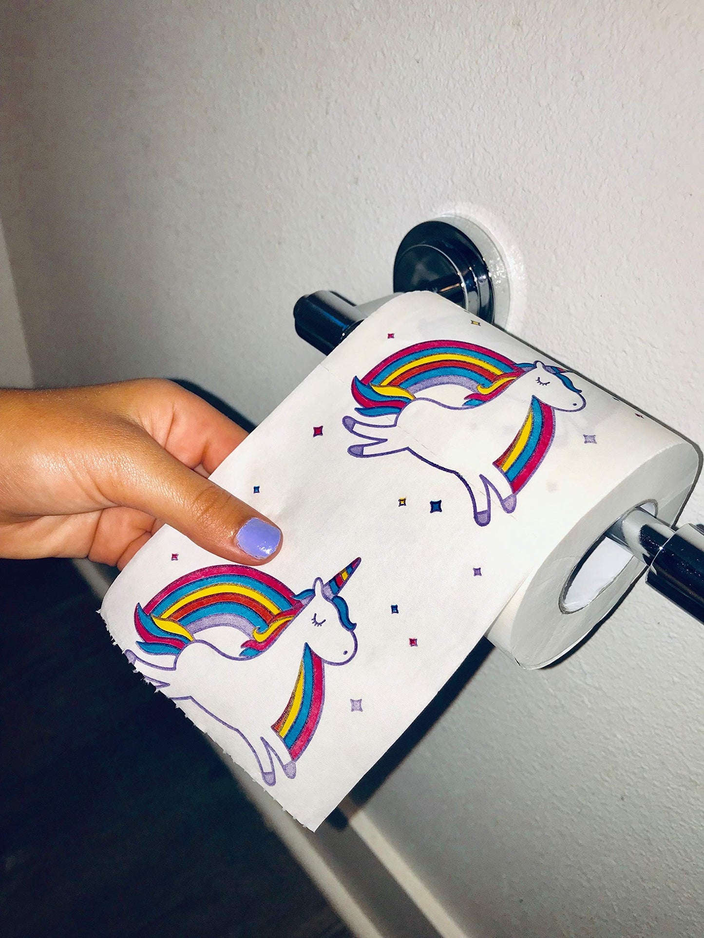 Rainbow Unicorn Funny Toilet Paper - 2 Rolls