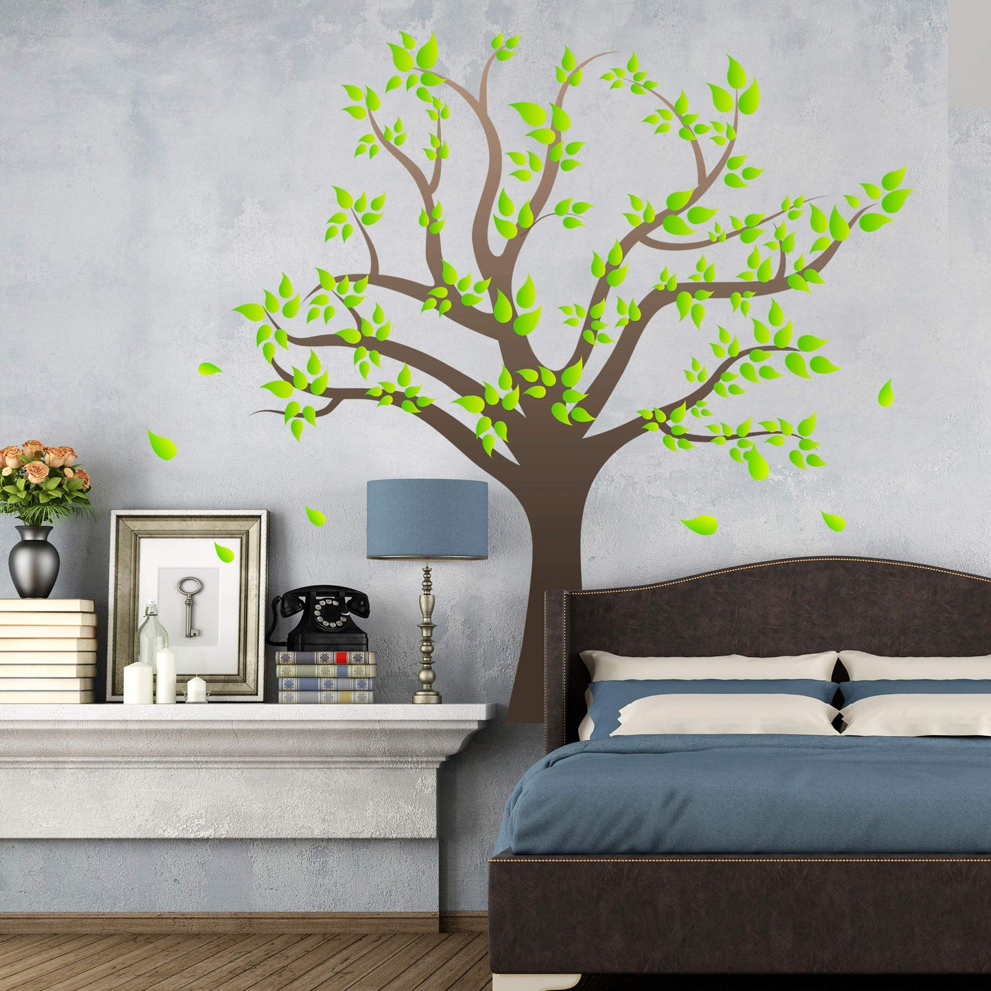 3D Green Tree Wall Stickers