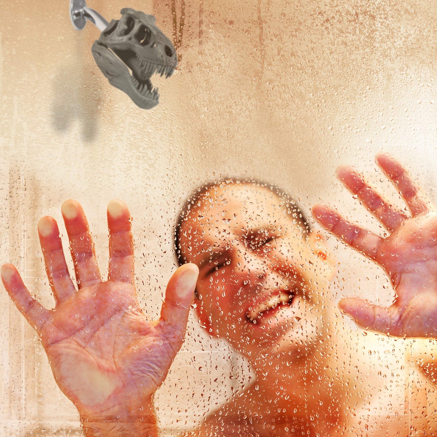 T-Rex Shower Head: Prehistoric Bath Time Adventure