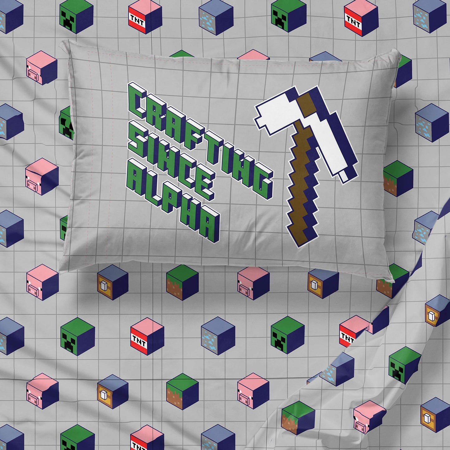 Minecraft Twin Bed Set
