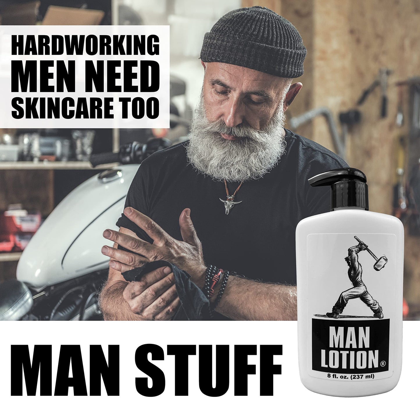 Men's Hand, Face, and Body Lotion