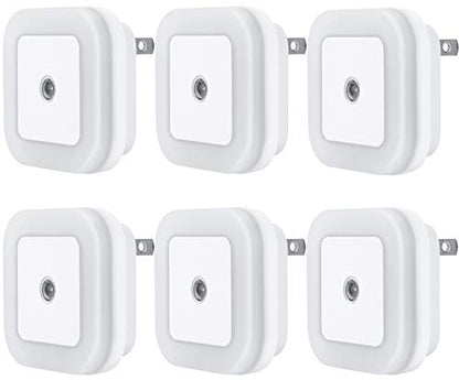 LED Night Light with Smart Sensor - 6 Pack