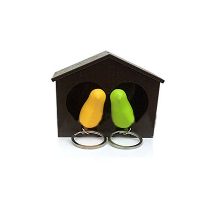 Birdhouse Keychain Wall Hook