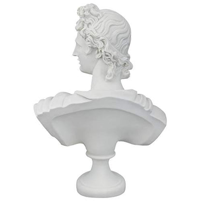 Apollo Belvedere Bust Statue - White