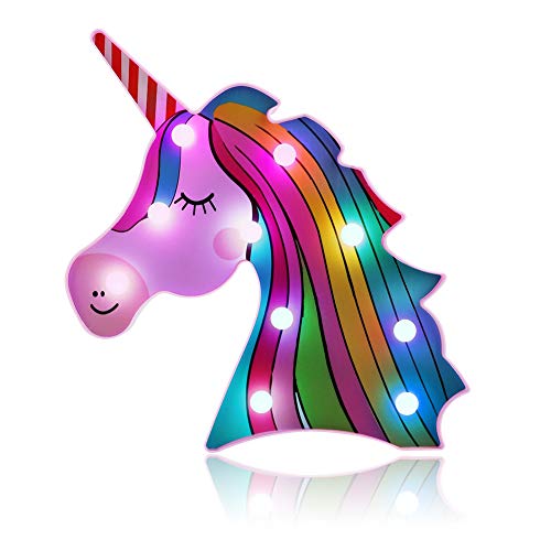 Colorful Unicorn Night Light