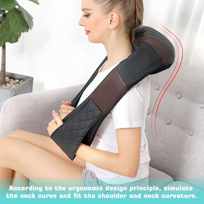 Neck Massager, Shiatsu Back Neck and Shoulder Massager with Heat