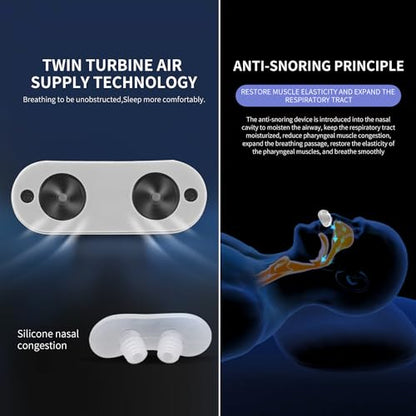 Twin Turbine Anti Snoring Device