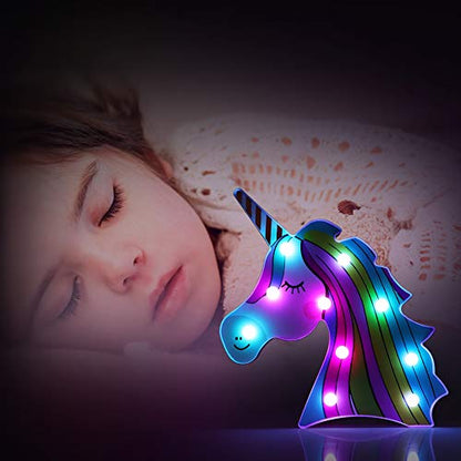 Colorful Unicorn Night Light