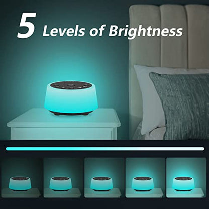 Color Noise Sound Machine with Night Light