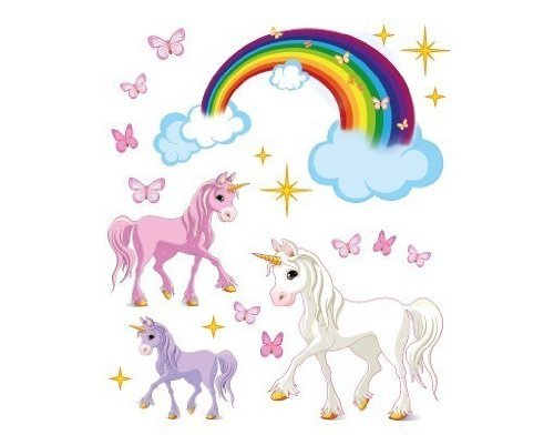 Unicorn Wall Decal Set