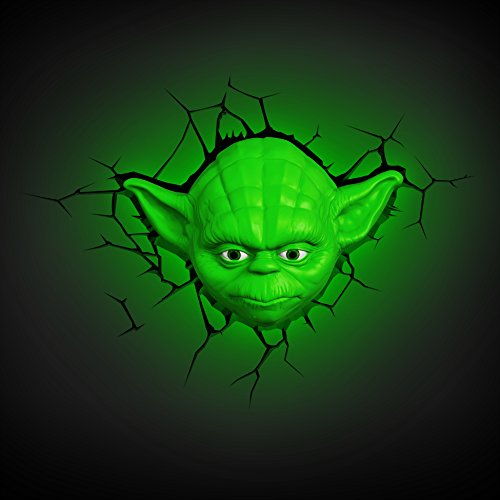 Star Wars Yoda Face 3D Deco Light