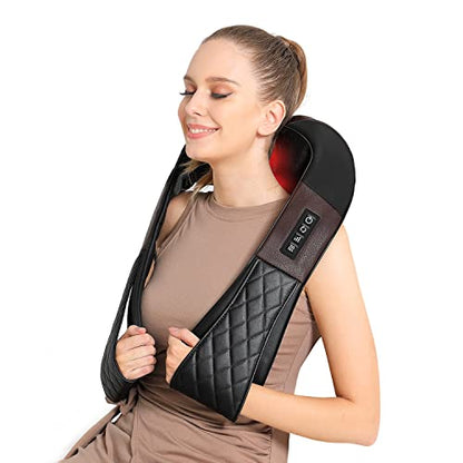 Neck Massager, Shiatsu Back Neck and Shoulder Massager with Heat