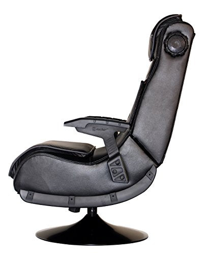 Leather Lounging Video Gaming Pedestal Chair with Vibration