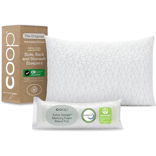 Adjustable Memory Foam Pillow - Queen Size