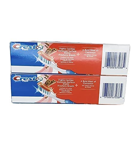 Crest Plus Complete Whitening Toothpaste - Cinnamon Rush