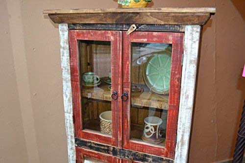 Reclaimed Wood Curio Cabinet