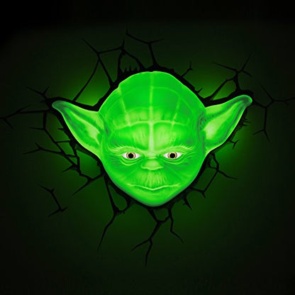 Star Wars Yoda Face 3D Deco Light