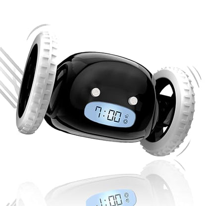 CLOCKY Loud Alarm Clock on Wheels