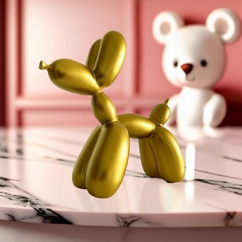 Large Gold Balloon Dog Sculpture