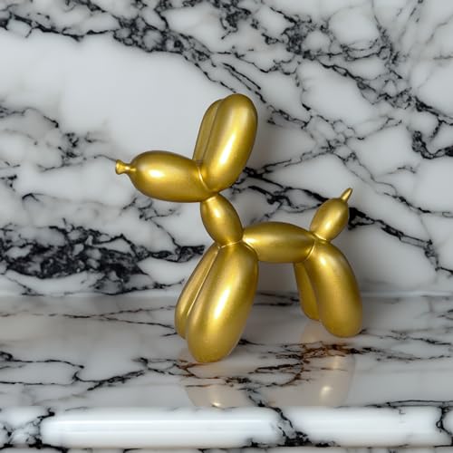 Large Gold Balloon Dog Sculpture