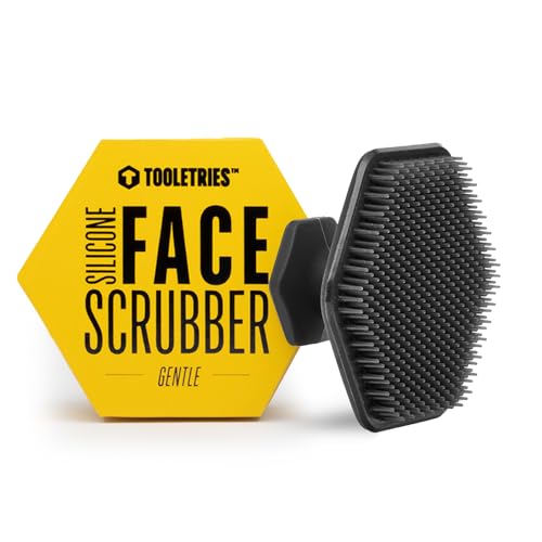 Silicone Face Scrubber for Men - Exfoliating Brush