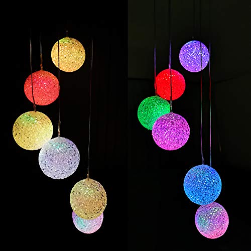 Solar Wind Chime Lights