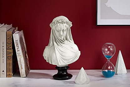 Veiled Maiden Indoor Statue - 14" Tall