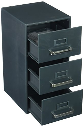 Mini 3-Drawer Filing Cabinet - 9" High