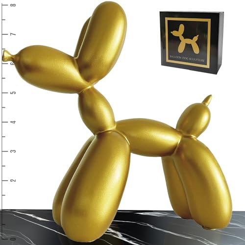 Large Gold Balloon Dog Sculpture