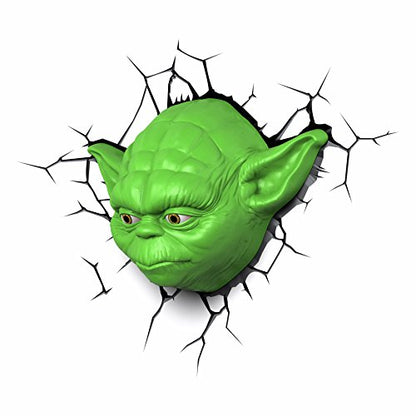 Star Wars Yoda Face 3D Deco Light