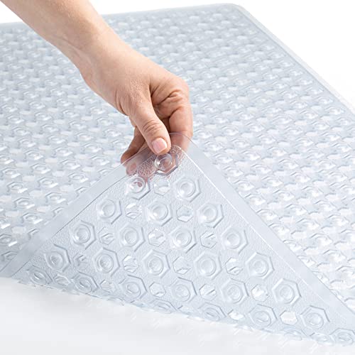 Gorilla Grip Non-Slip Bath Mat with Suction Cups