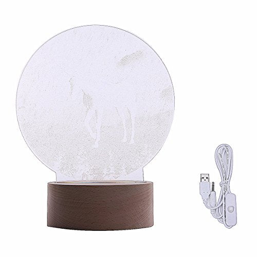 Unicorn Night Light Desk Lamp