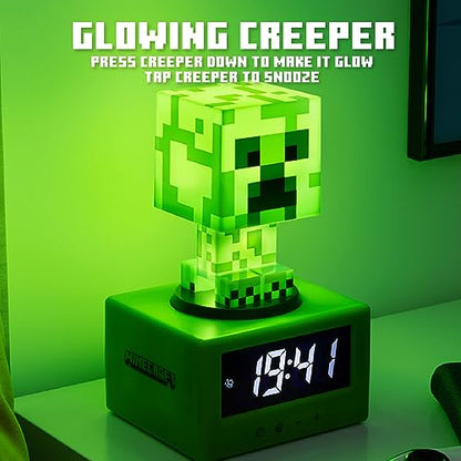 Paladone Minecraft Creeper Icon Alarm Clock