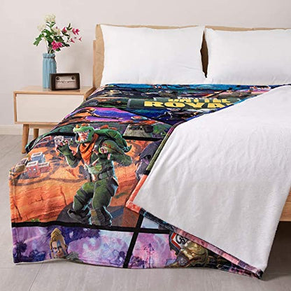 Plush Throw Fleece Blanket - Fortnite