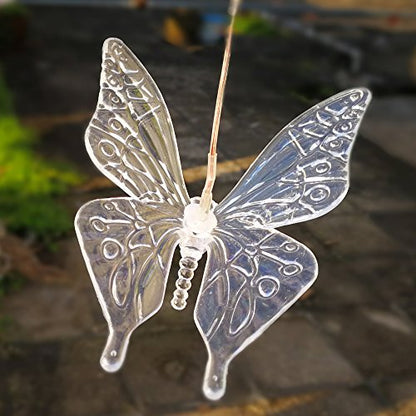 Color Changing Solar Butterfly Wind Chimes