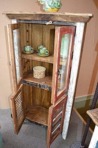 Reclaimed Wood Curio Cabinet