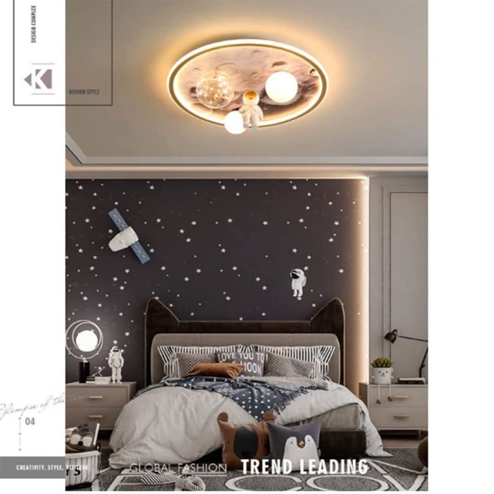 Astronaut Children's Room Ceiling Lamp