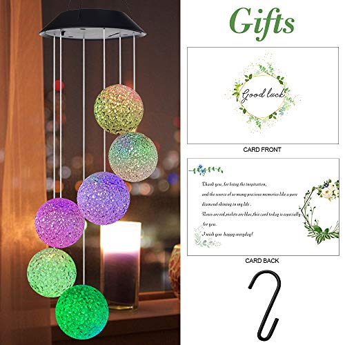 Solar Wind Chime Lights