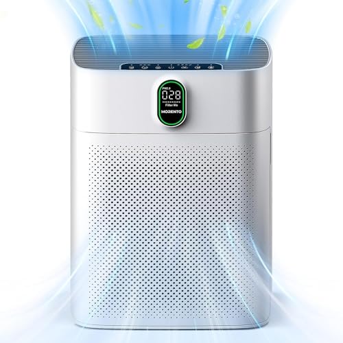 Air Purifier for Large Rooms - PM 2.5 Display, White