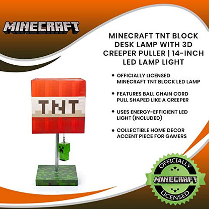 Minecraft TNT Block Desk Lamp