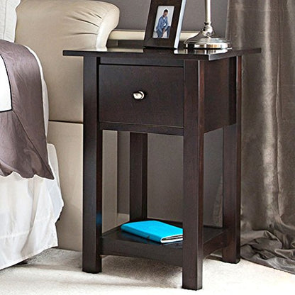 Home Defense Night Stand with Hidden Firearm Safe