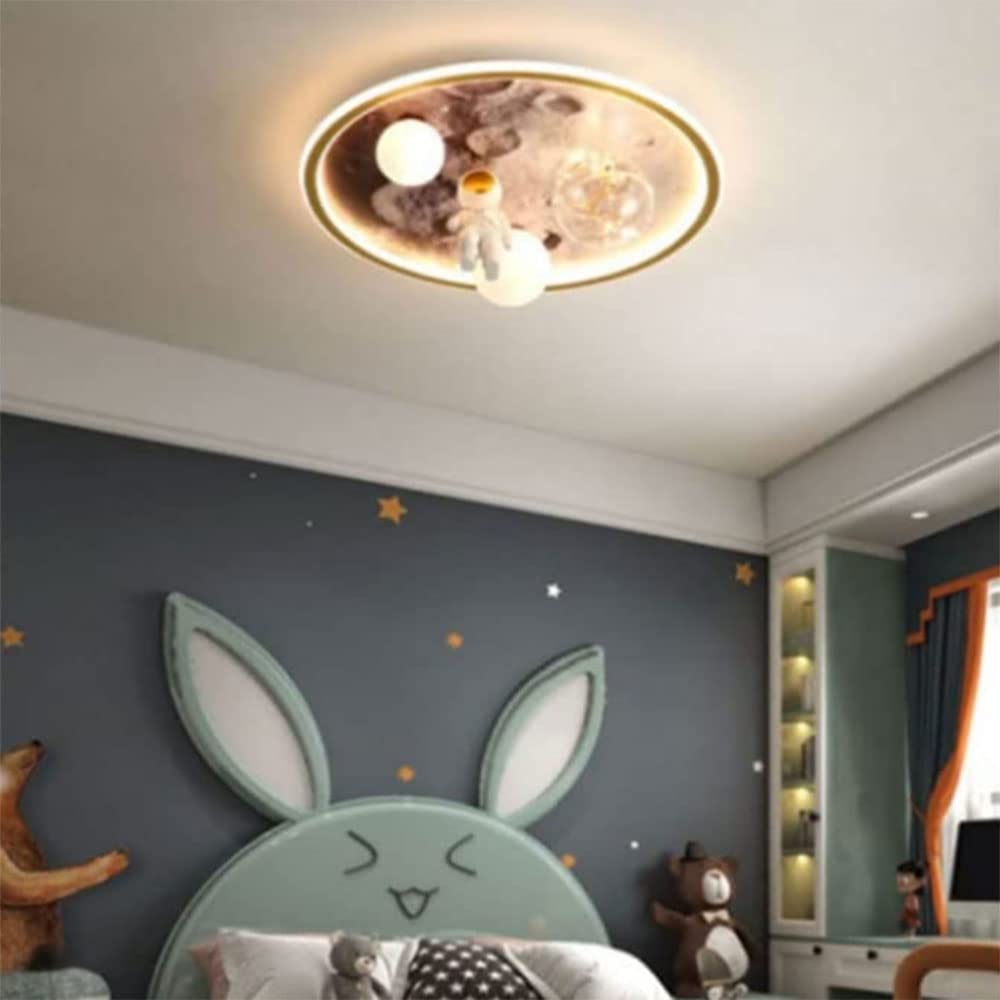 Astronaut Children's Room Ceiling Lamp