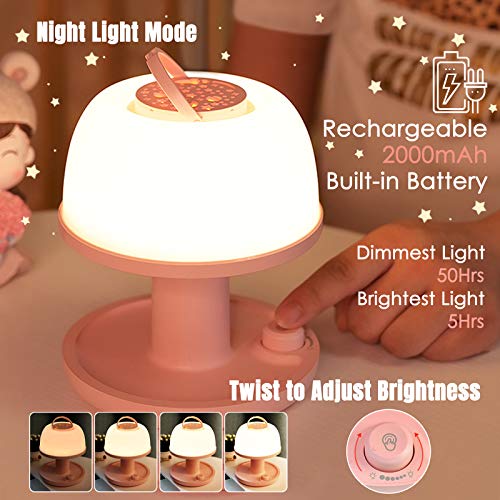 Toddler Night Light Lamp with Star Projector