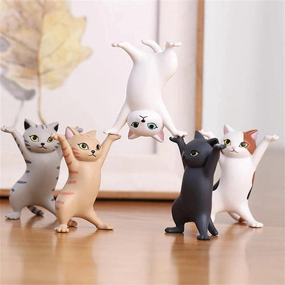 Enchanting Cat Pen Holder - 5 Cats Set