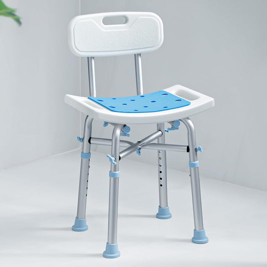 Heavy Duty Shower Chair with Backrest