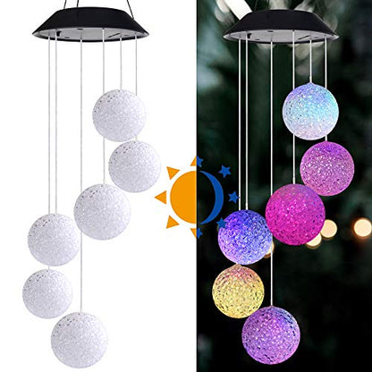 Solar Wind Chime Lights