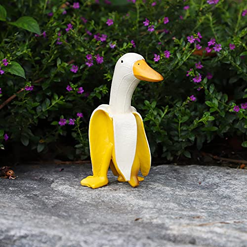 Banana Duck Garden Statue - Outdoor Decor